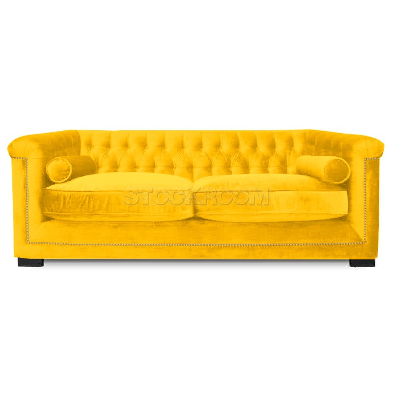 Penelope Chesterfield Fabric Sofa