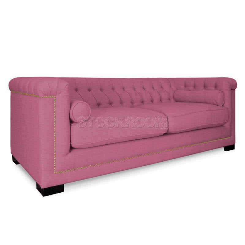 Penelope Chesterfield Fabric Sofa