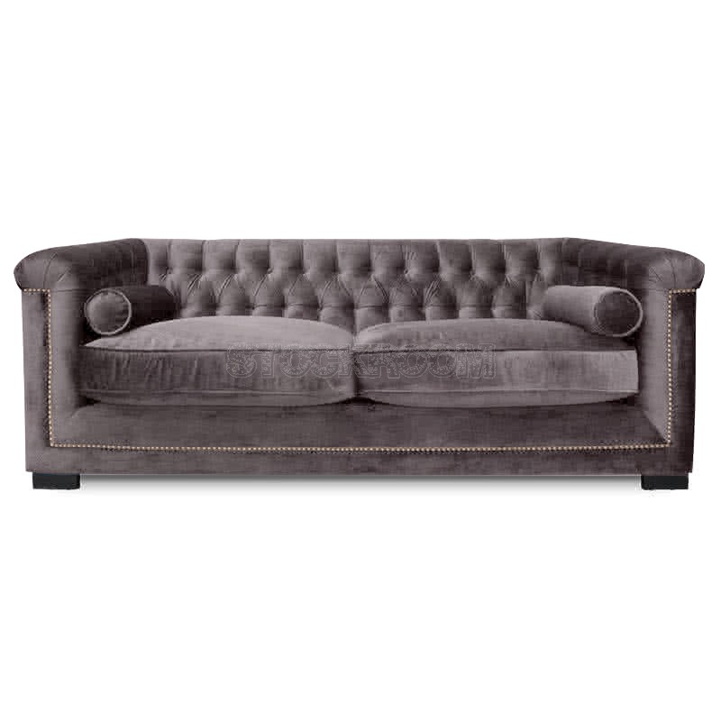 Penelope Chesterfield Fabric Sofa