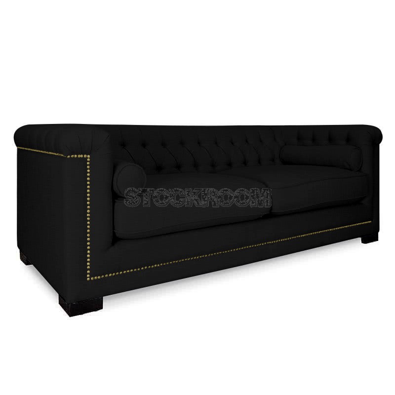 Penelope Chesterfield Fabric Sofa