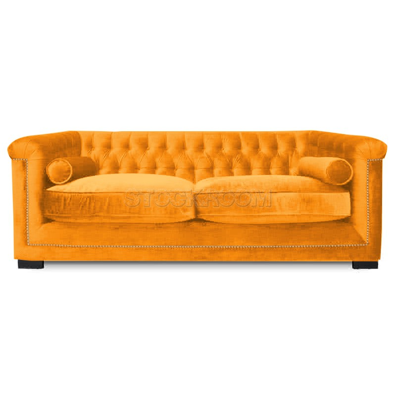 Penelope Chesterfield Fabric Sofa