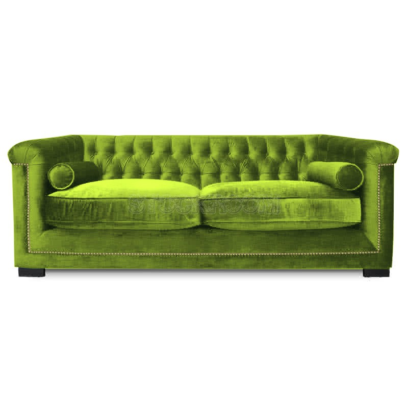 Penelope Chesterfield Fabric Sofa