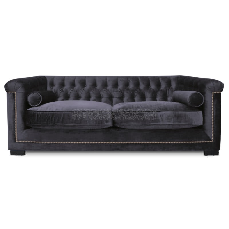 Penelope Chesterfield Fabric Sofa