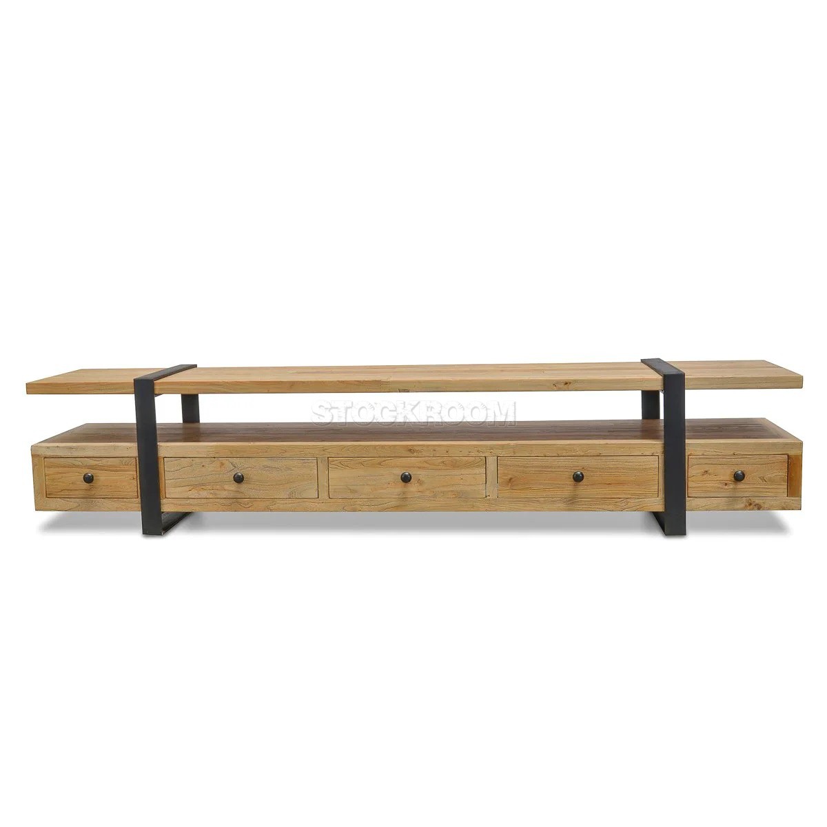 Phoenix Vintage Industrial Style Solid Wood Loft TV Unit / Sideboard