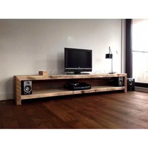 Lonny Solid Wood Coffee Table / TV Cabinet