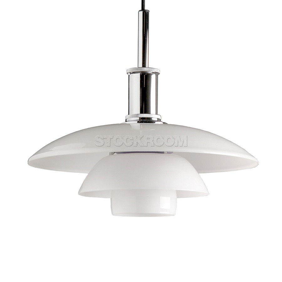 Poul Henningsen Style PH Glass Pendant Lamp