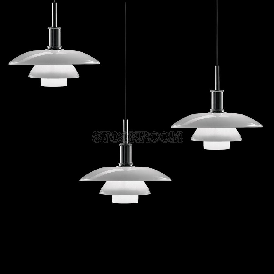 Poul Henningsen Style PH Glass Pendant Lamp