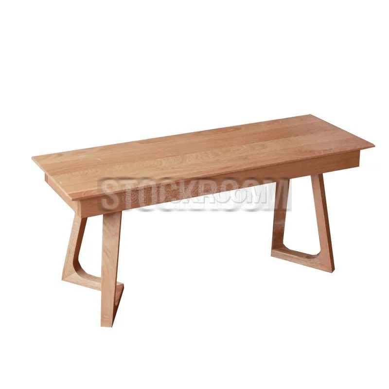 Rabadon Solid Oak Wood Bench / Coffee Table