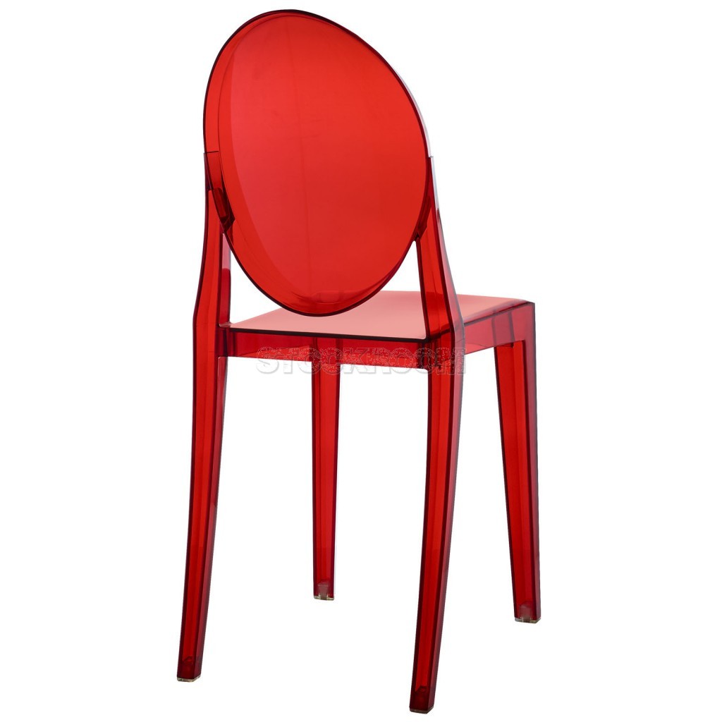 Victoria Ghost Style Chair / Stackable Dining Chair