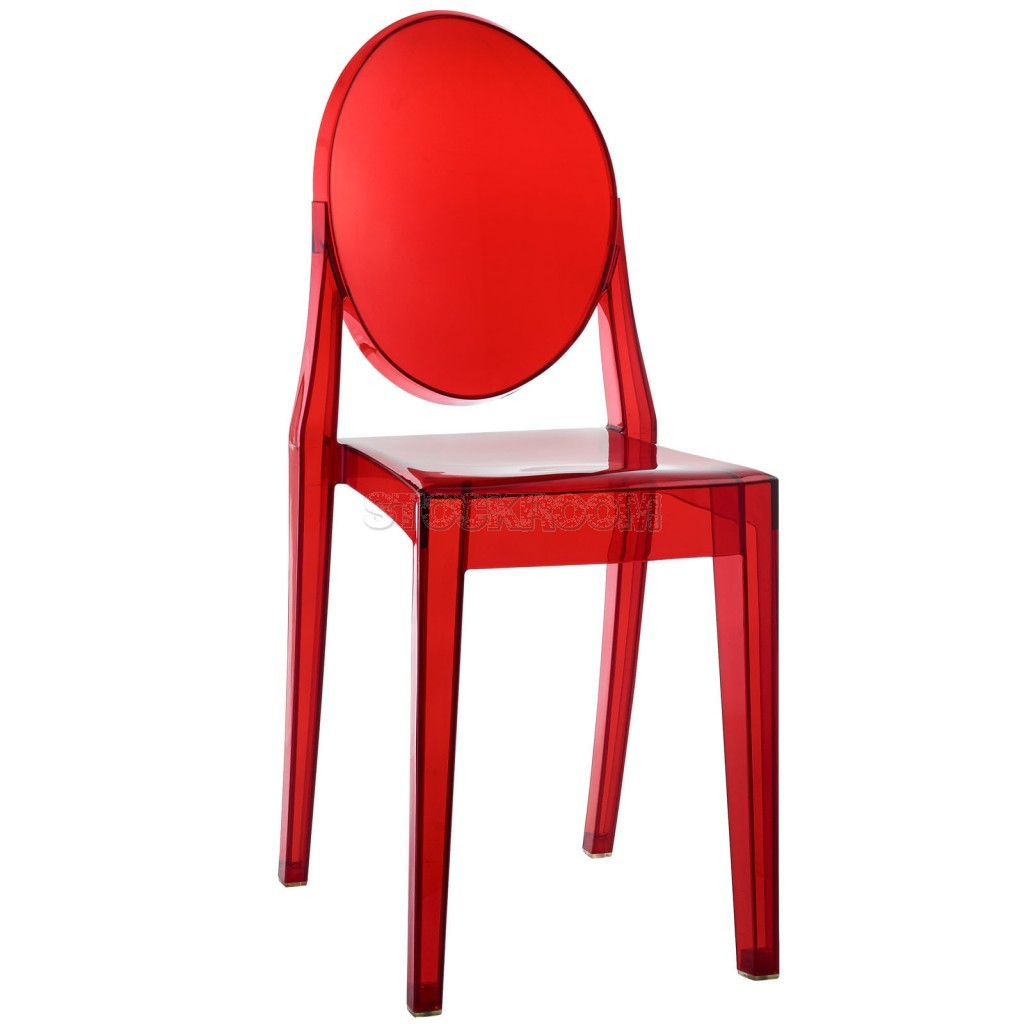 Victoria Ghost Style Chair / Stackable Dining Chair