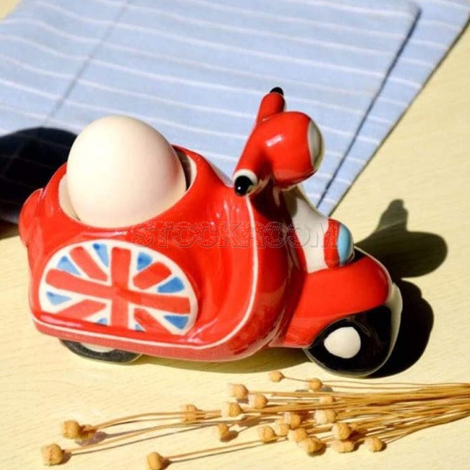 Red Car Novelty Egg Cup