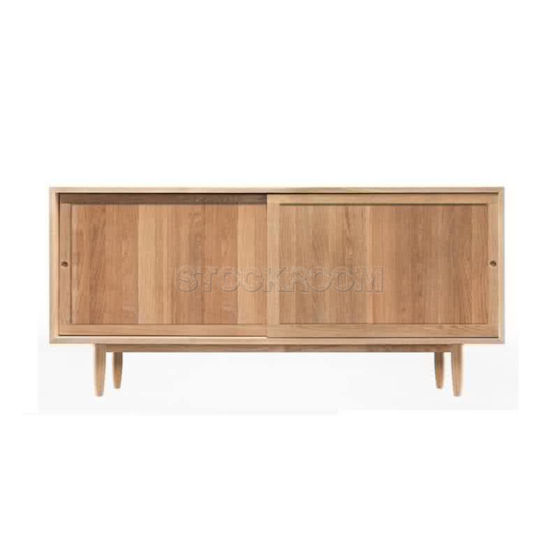 Sabrina Solid Oak Wood Storage Cabinet / Sideboard