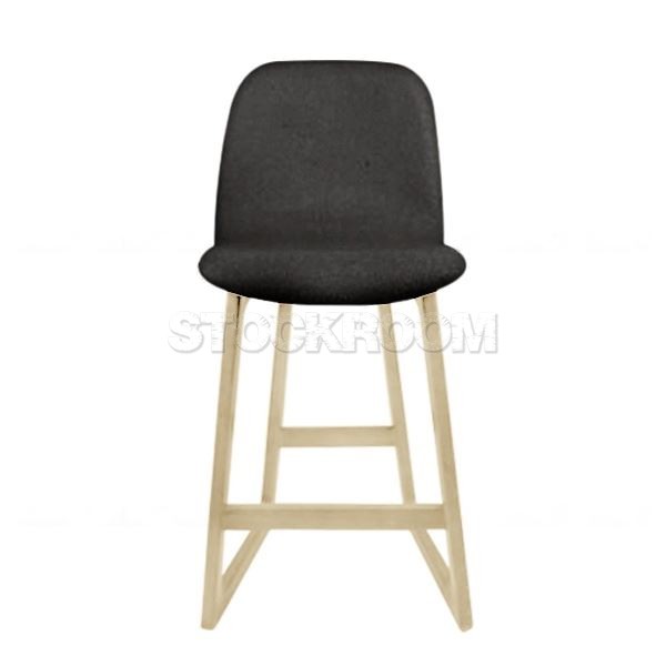 Renne Fabric Upholstered Wood Barstool