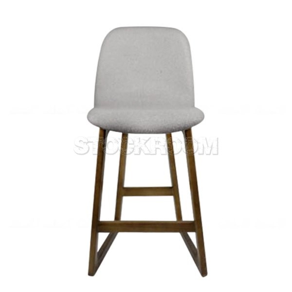Renne Fabric Upholstered Wood Barstool