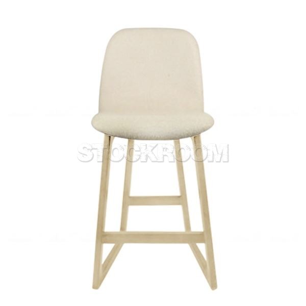 Renne Fabric Upholstered Wood Barstool