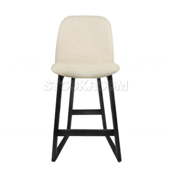 Renne Fabric Upholstered Wood Barstool