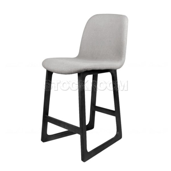 Renne Fabric Upholstered Wood Barstool