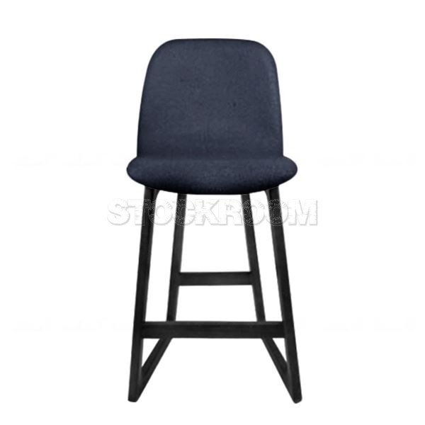 Renne Fabric Upholstered Wood Barstool