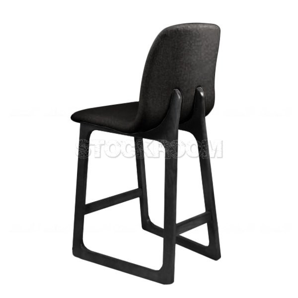 Renne Fabric Upholstered Wood Barstool