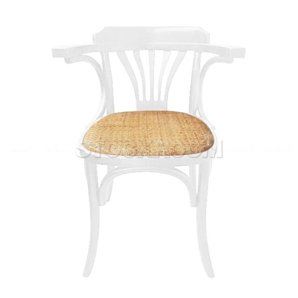 Reverie Colonial Style Dining Armchair with Seat Pad