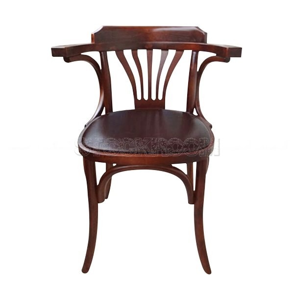 Reverie Colonial Style Dining Armchair with Seat Pad