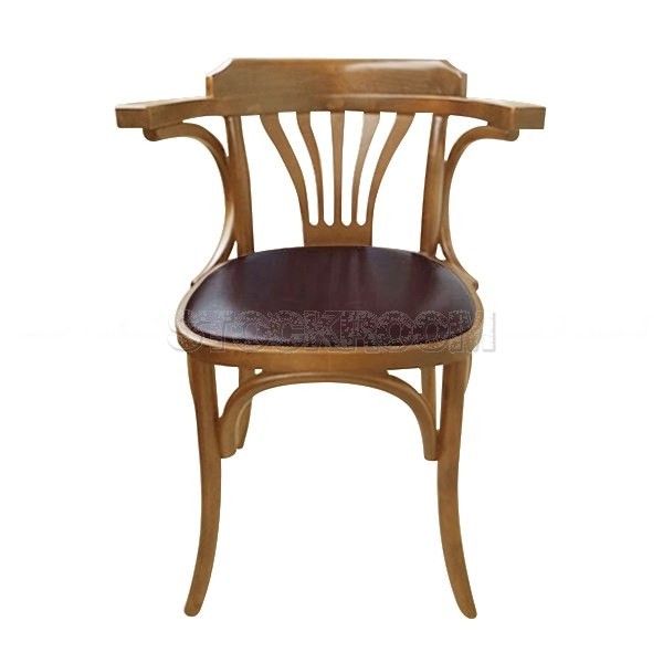 Reverie Colonial Style Dining Armchair with Seat Pad