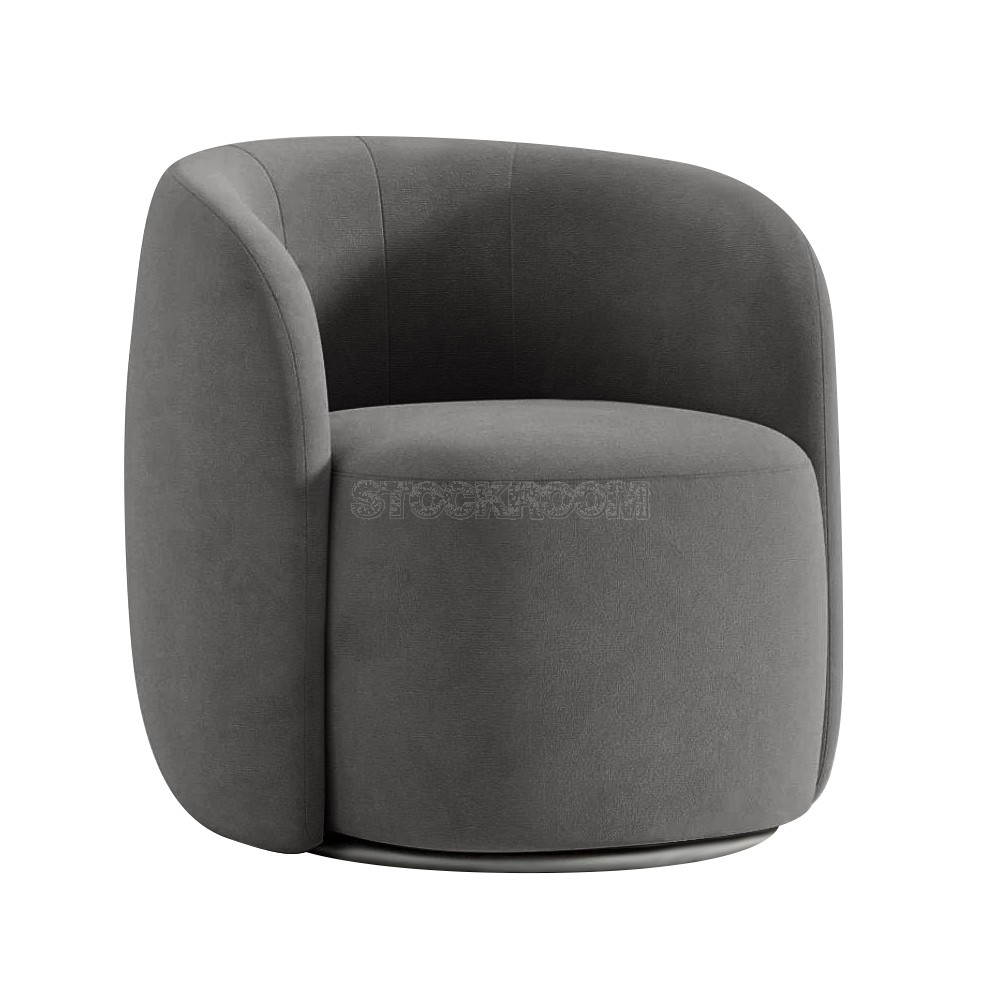 Robeto Contemporary Curved Single Seater and Lounge Chair