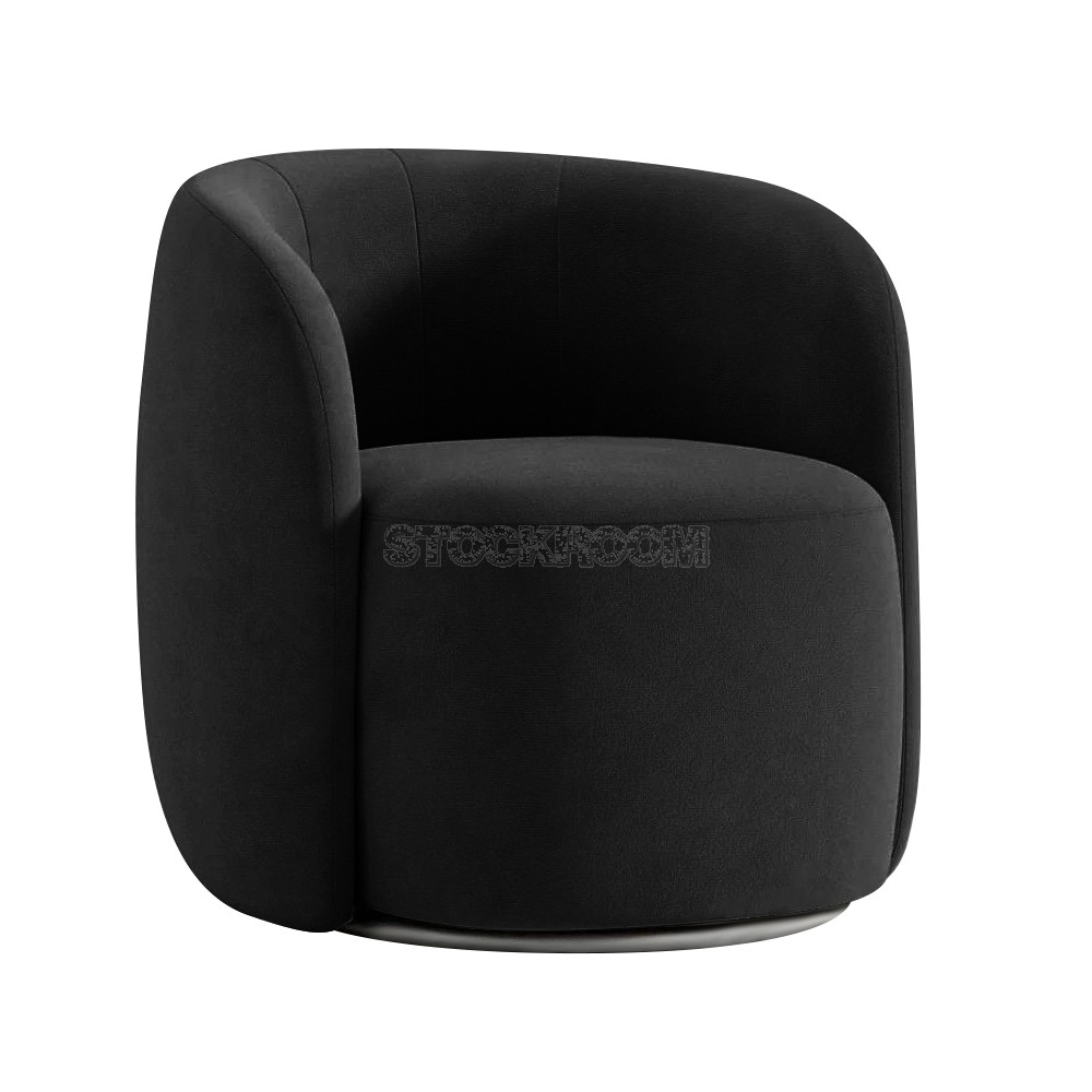 Robeto Contemporary Curved Single Seater and Lounge Chair
