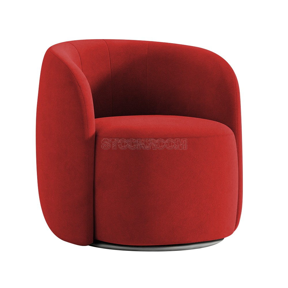 Robeto Contemporary Curved Single Seater and Lounge Chair