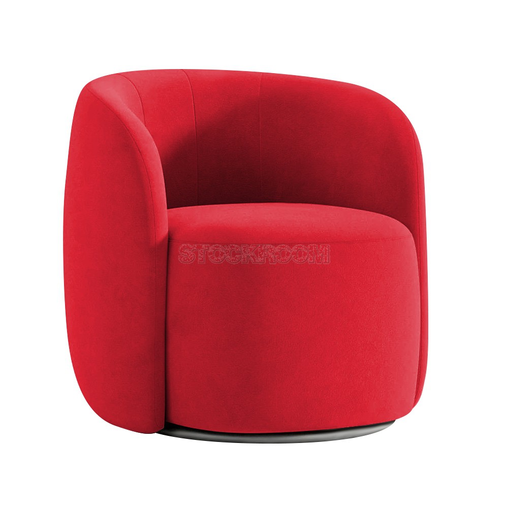Robeto Contemporary Curved Single Seater and Lounge Chair