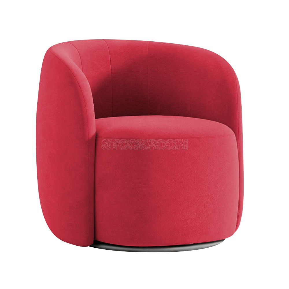 Robeto Contemporary Curved Single Seater and Lounge Chair