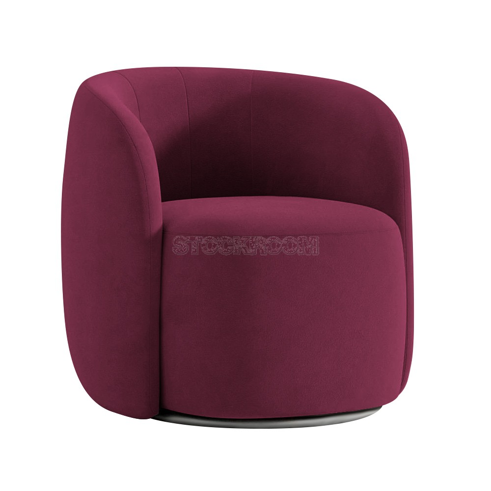 Robeto Contemporary Curved Single Seater and Lounge Chair