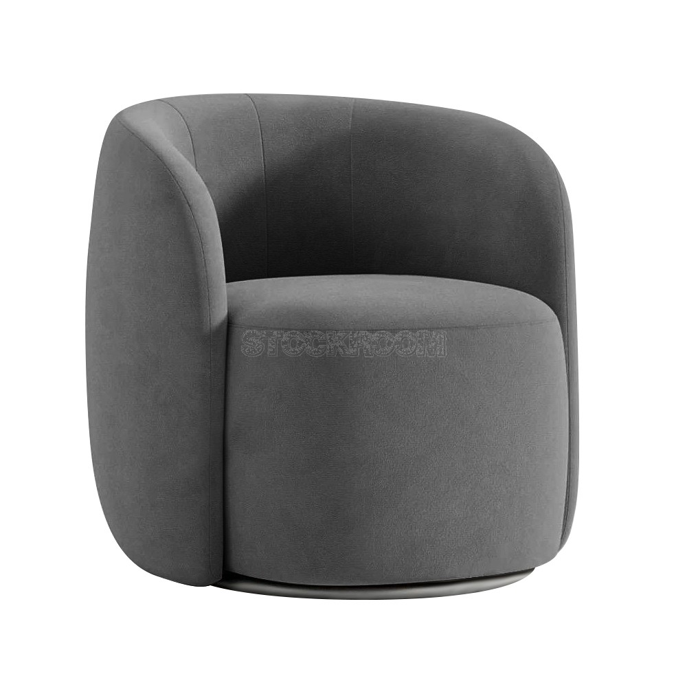 Robeto Contemporary Curved Single Seater and Lounge Chair
