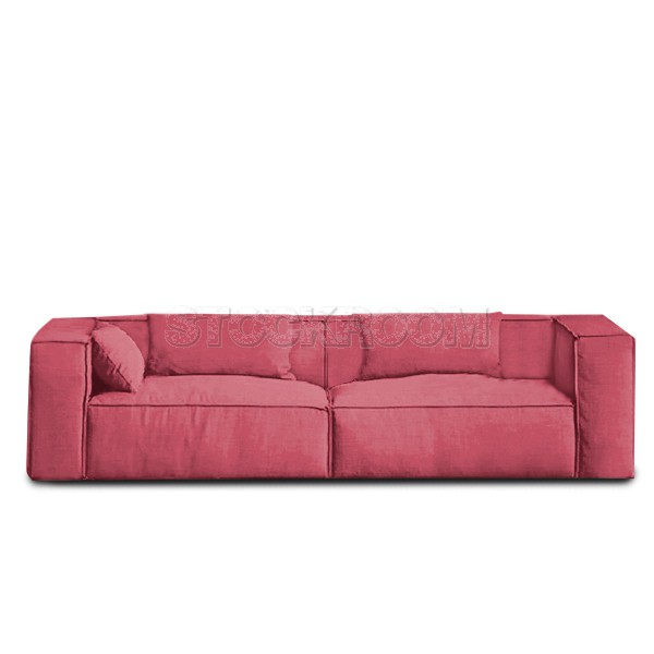 Romano Fabric Feather Down Sofa - 2 Seater