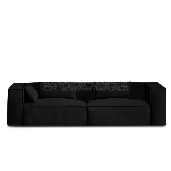 Romano Fabric Feather Down Sofa - 2 Seater