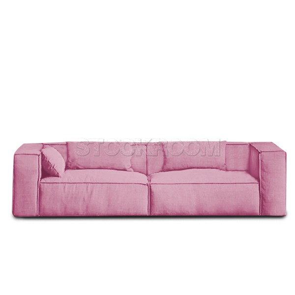 Romano Fabric Feather Down Sofa - 2 Seater