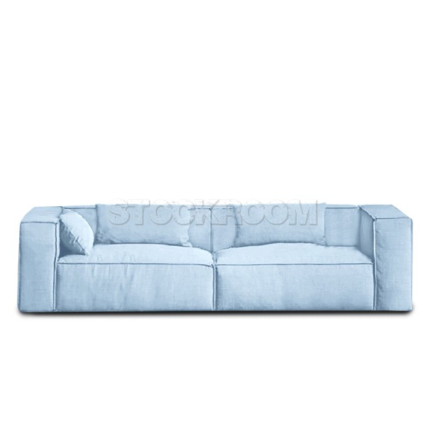 Romano Fabric Feather Down Sofa - 2 Seater