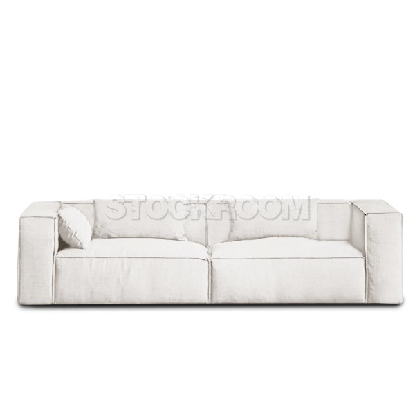 Romano Fabric Feather Down Sofa - 2 Seater