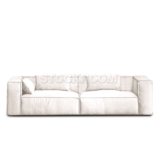 Romano Fabric Feather Down Sofa - 2 Seater