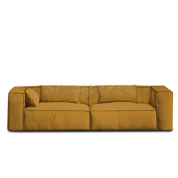 Romano Fabric Feather Down Sofa - 2 Seater