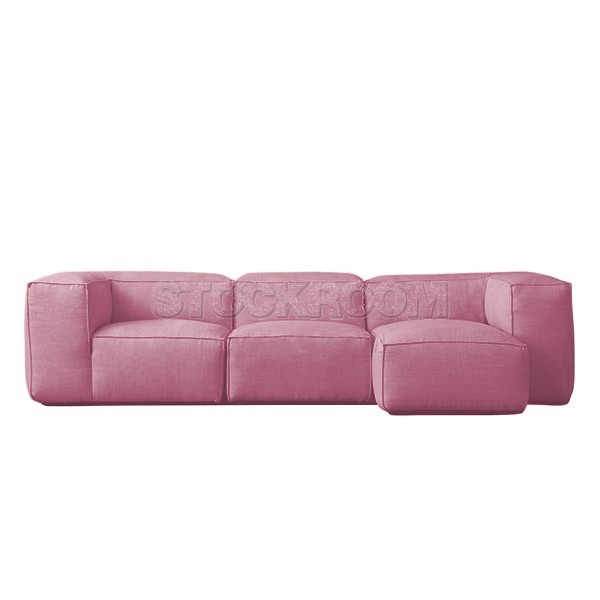 Romano Fabric Feather Down Sofa - L Shape / Sectional Sofa