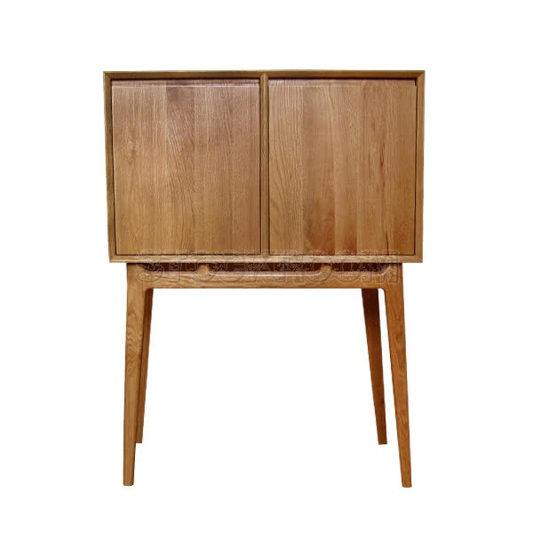 Sankara Solid Oak Wood Side Cabinet