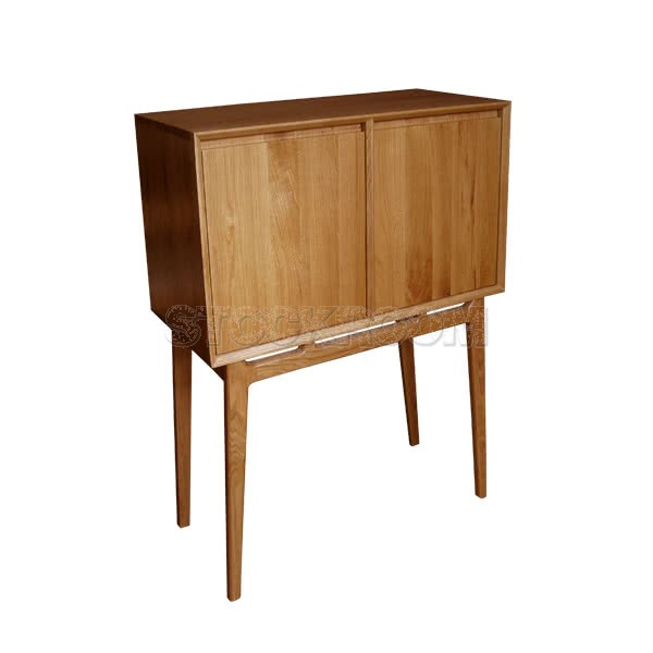 Sankara Solid Oak Wood Side Cabinet