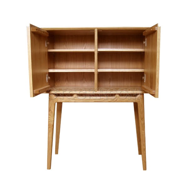 Sankara Solid Oak Wood Side Cabinet