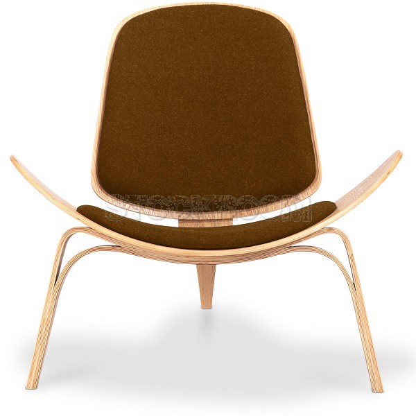 Hans J. Wegner Style Shell Chair CH07
