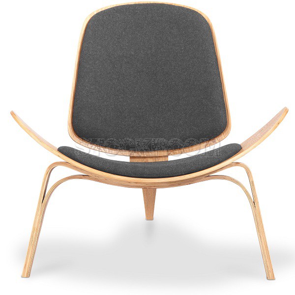 Hans J. Wegner Style Shell Chair CH07