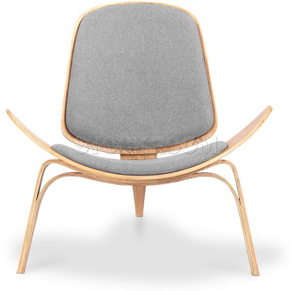 Hans J. Wegner Style Shell Chair CH07