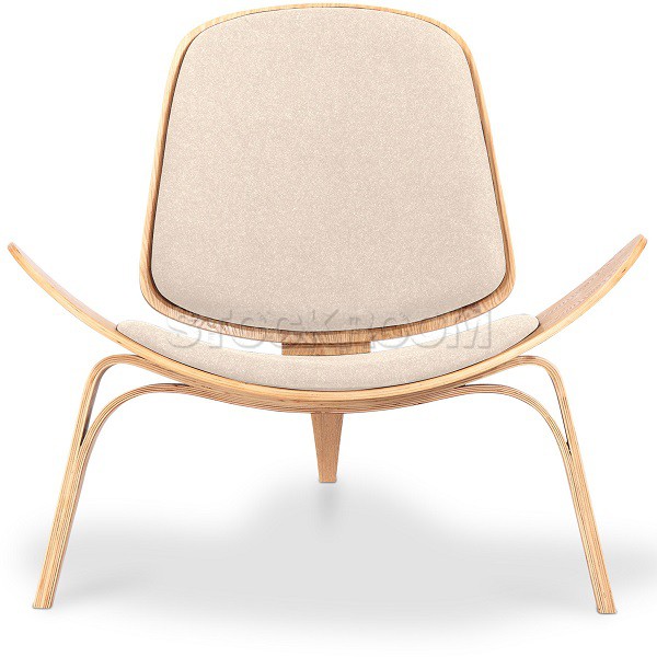 Hans J. Wegner Style Shell Chair CH07