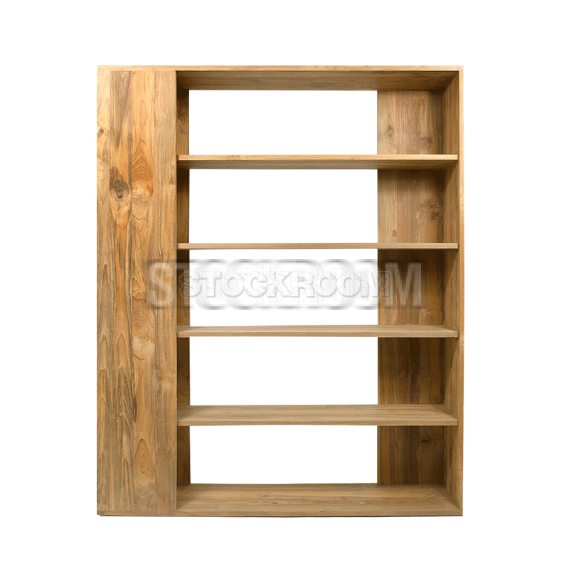 Shelly solid reclaimed Elm wood bookshelf