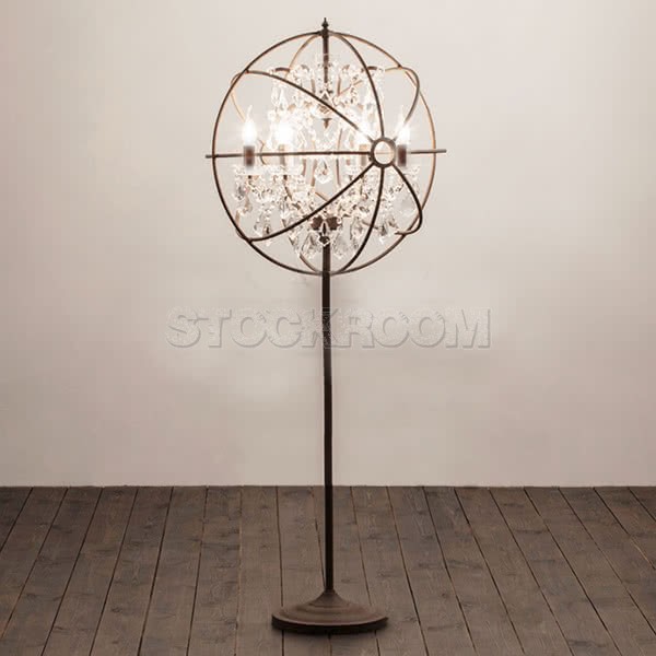 Sigfrido Industrial Crystal Table Lamp